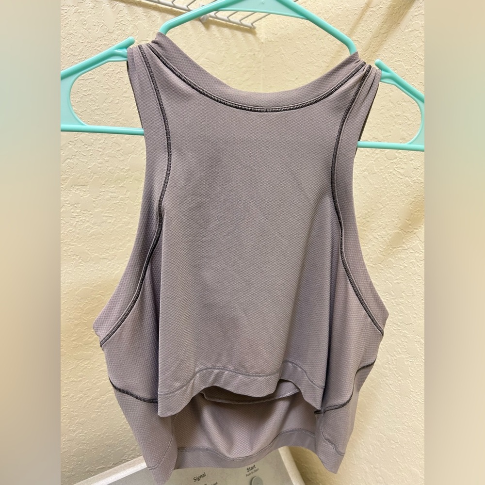 Lululemon Open-back Cropped Training Tank